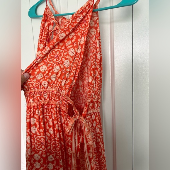 Free People Womens Mid Summers Day Printed Halter Tunic Top- Size S - Picture 3 of 8